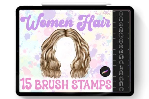 Download Hair Brush Stamp Procreate - Brush stamp Collection