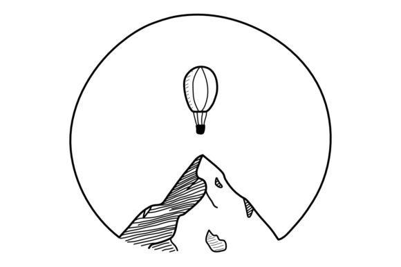 Download Mountain Scape Procreate Brush Stamp - Brush stamp Collection