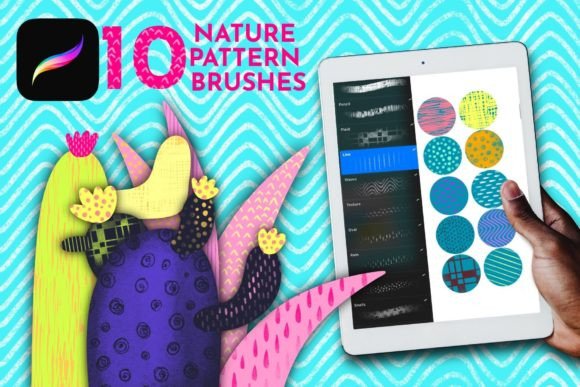 Download Procreate Pattern Brushes, Repeat Stamps - Procreate pattern brushes Collection