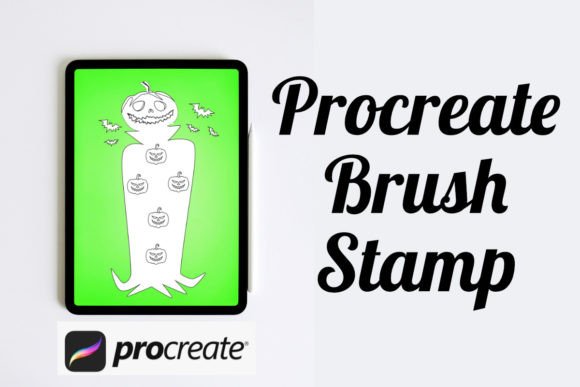 Download Pumpkin Head Man Procreate Brush Stamp - Brush stamp Collection