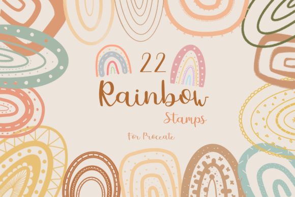 Download Procreate Rainbow Stamp Brushes - Premium Bundle