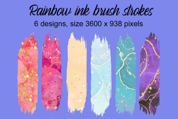Download Rainbow Brush Strokes - Premium Resources