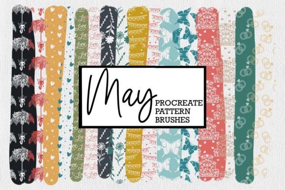 Download Floral Procreate Pattern Brushes | Weddi - Procreate pattern brushes Collection