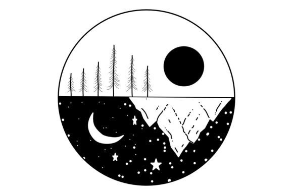 Download FlippedMountainSky Procreate Brush Stamp - Brush stamp Collection