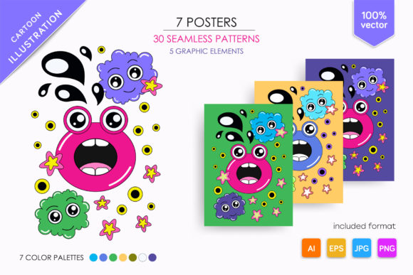 Download Cartoon Clouds with a Crying Frog - Cartoon clouds Collection