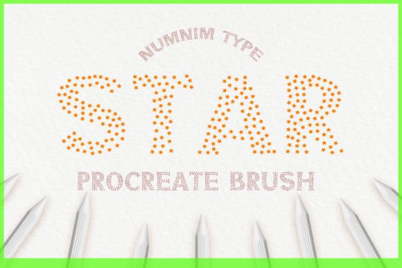 Download Procreate Brush Stamp Star Kids a-Z - Brush stamp Collection