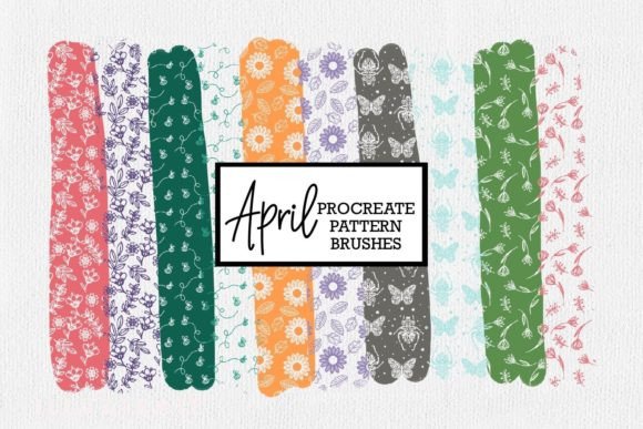 Download Spring Flowers Procreate Pattern Brushes - Procreate pattern brushes Collection