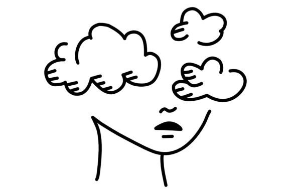 Download Cloud Face Procreate Brush Stamp - Brush stamp Collection